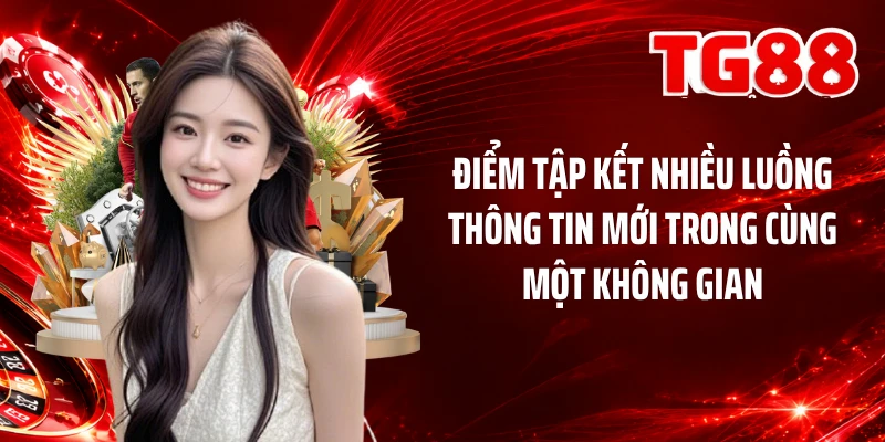 Điểm tập kết nhiều luồng thông tin mới trong cùng một không gian