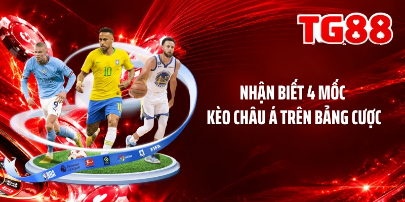 Nhận biết 4 mốc kèo châu Á trên bảng cược