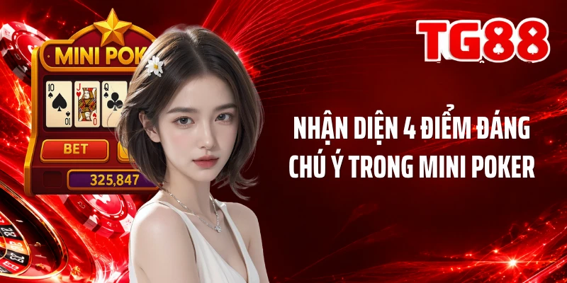 Nhận diện 4 điểm đáng chú ý trong Mini Poker